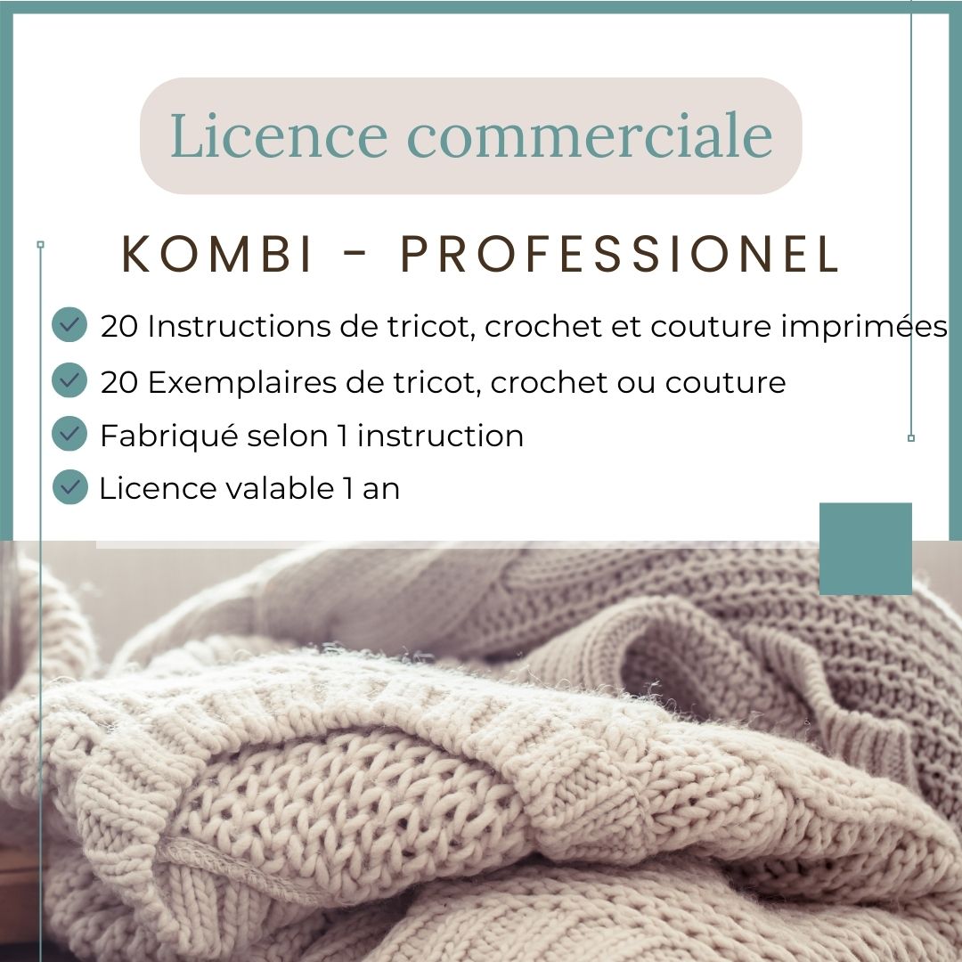 Licence commerciale KOMBI professionel