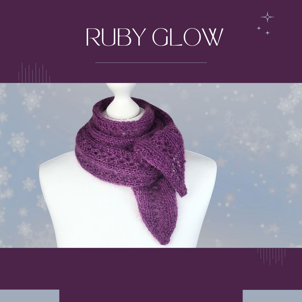 Instrucciones para hacer punto RUBY GLOW