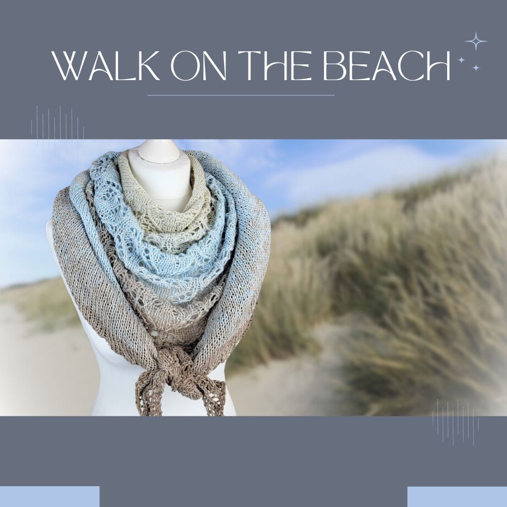 Knitting pattern WALK ON THE BEACH