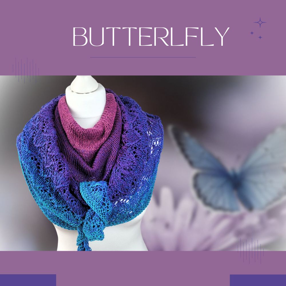 Strickanleitung BUTTERFLY