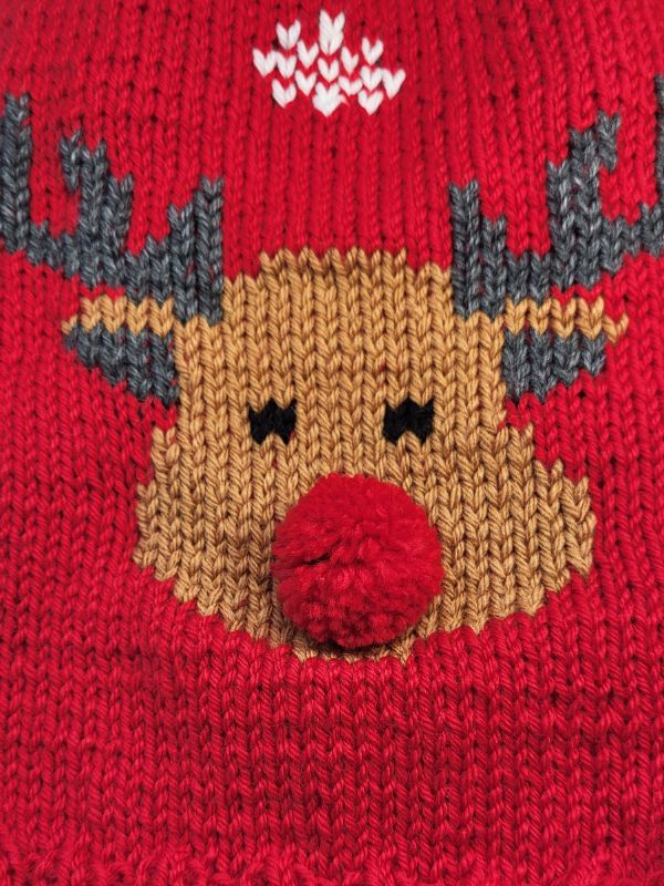 Knitting pattern CHRISTMAS WOOF