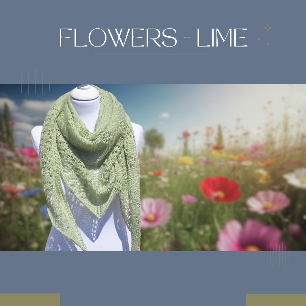 Strickanleitung FLOWERS + LIME