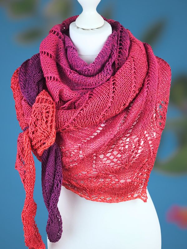 Knitting pattern HIBISCUS