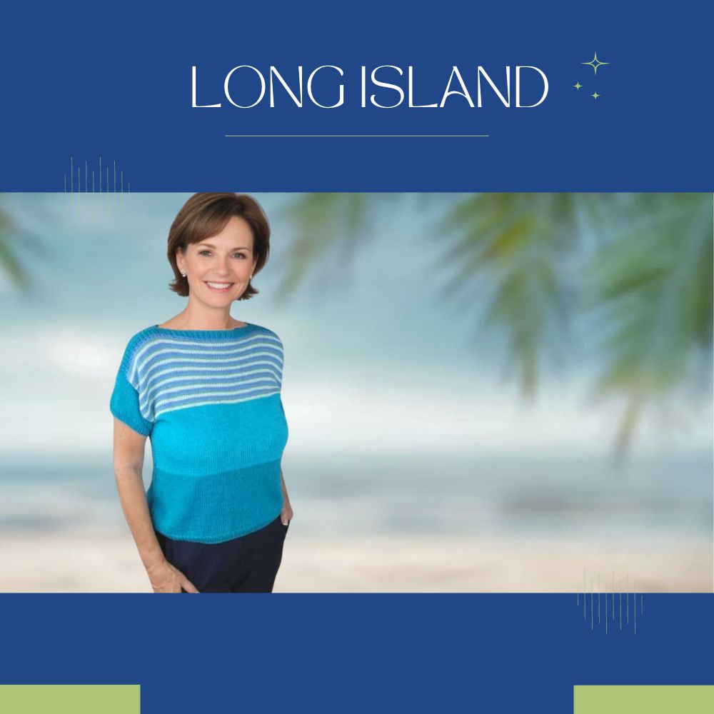 Knitting pattern LONG ISLAND