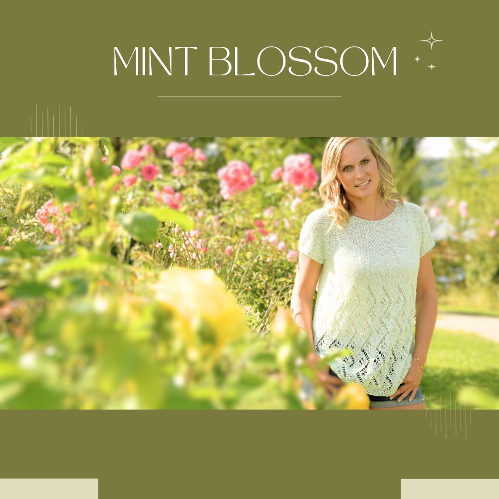 Instrucciones para hacer punto MINT BLOSSOM