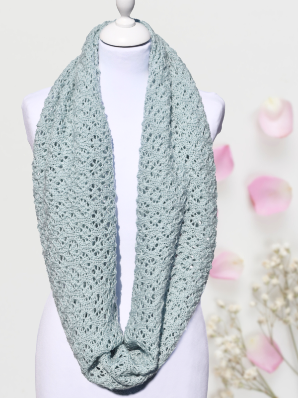 Knitting pattern MINT FLOWERS