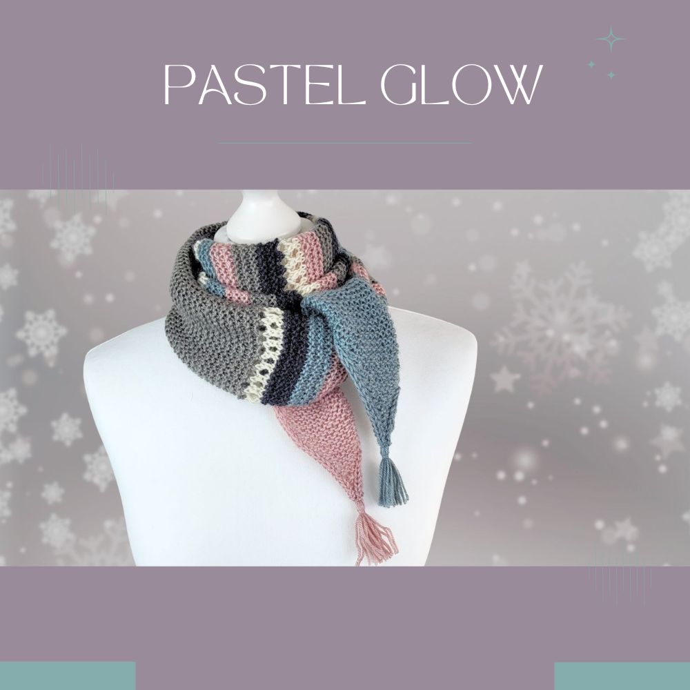 Instrucciones para hacer punto PASTEL GLOW