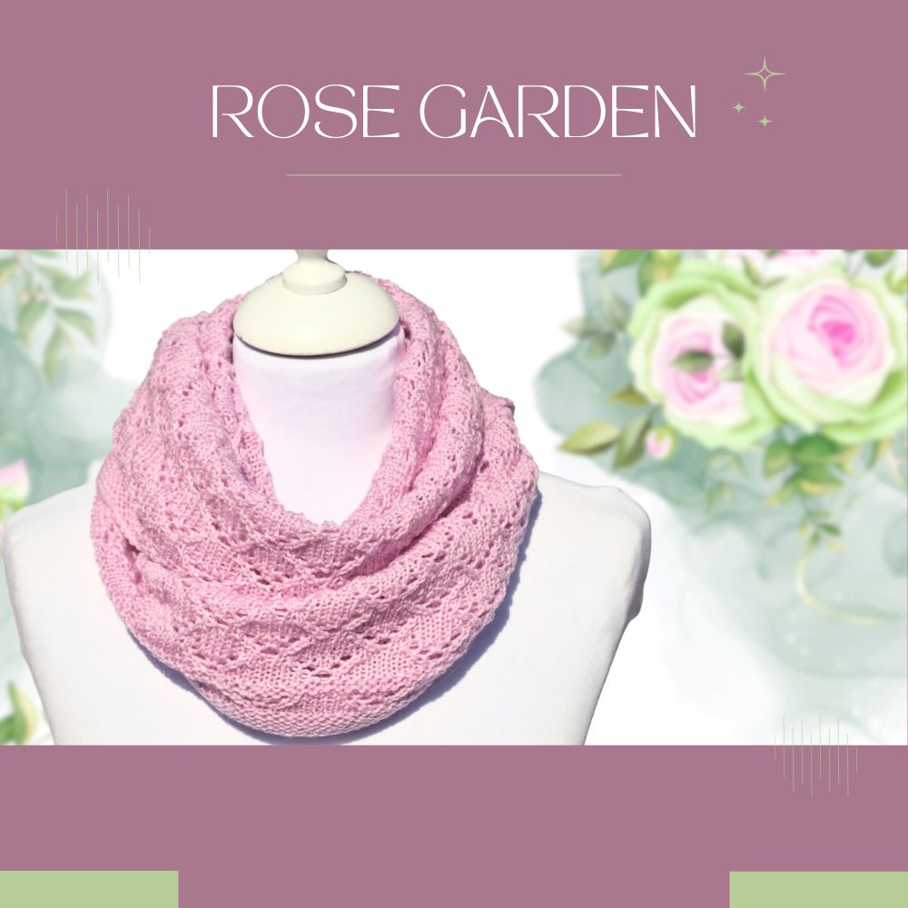 Instrucciones para hacer punto ROSE GARDEN