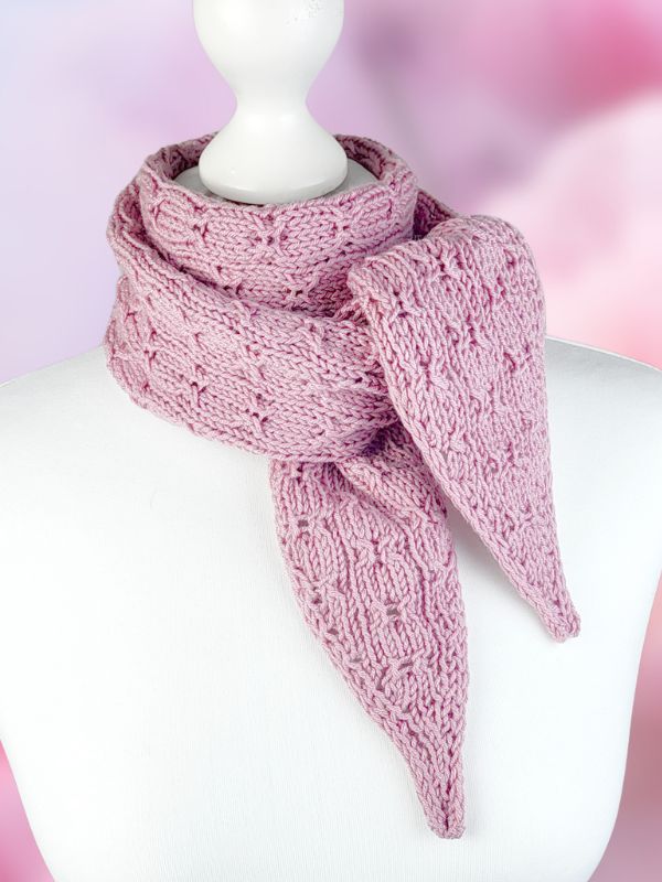 Knitting pattern ROSY GLOW