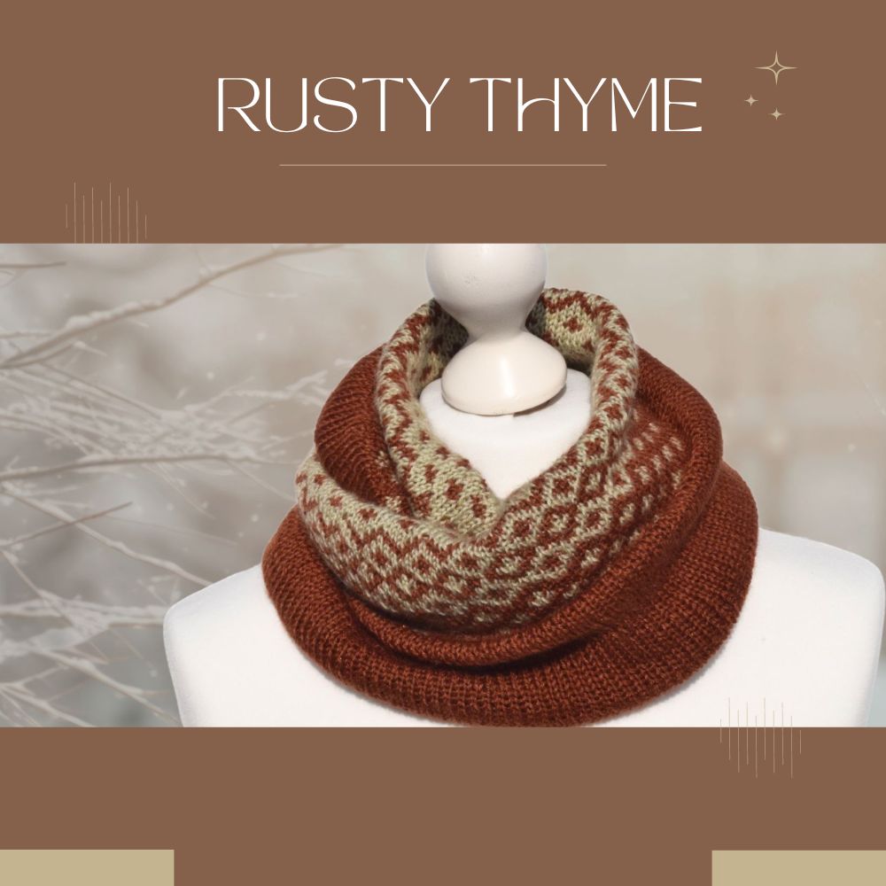 Instrucciones para hacer punto RUSTY THYME