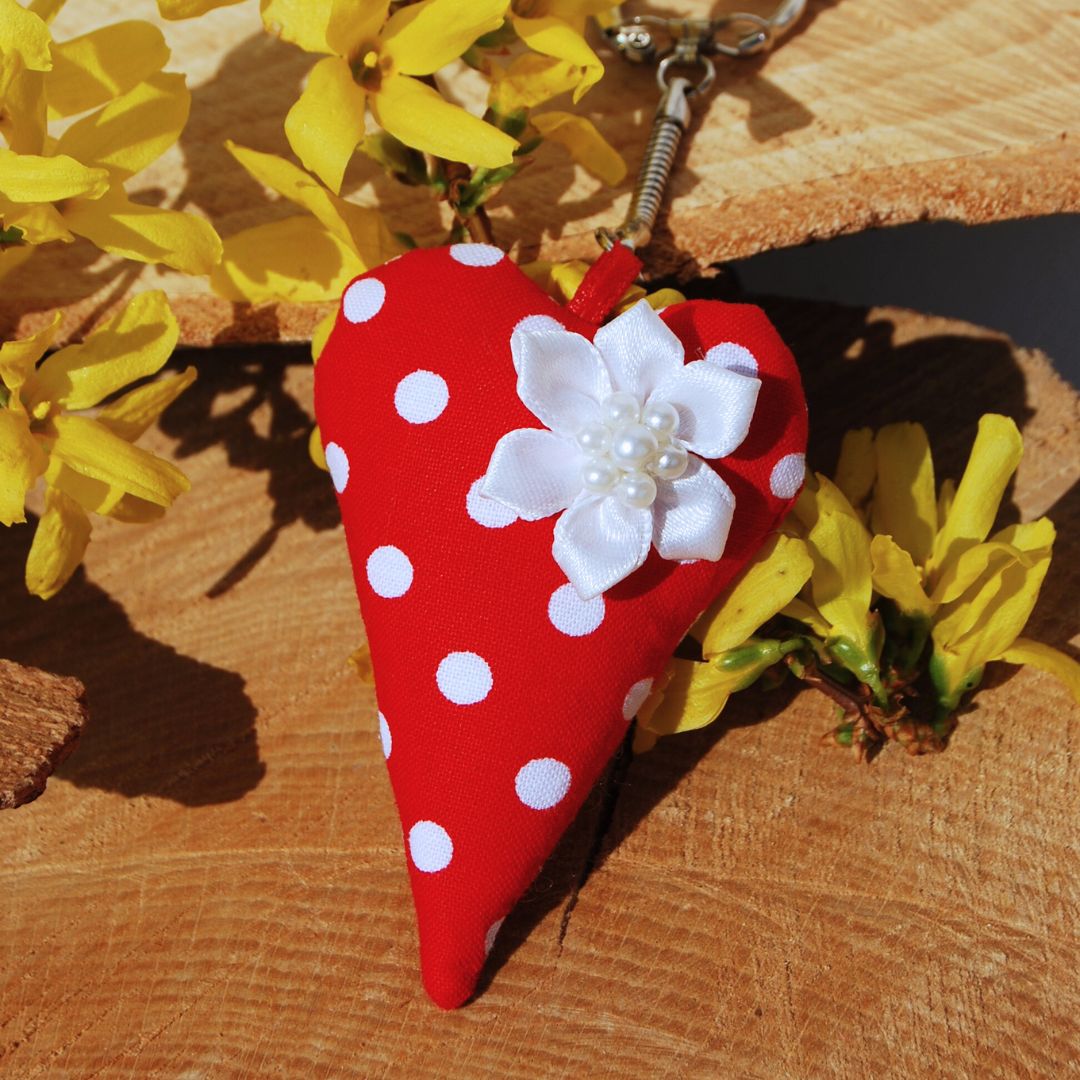 Sewing pattern  LITTLE HEART Keyring pendant