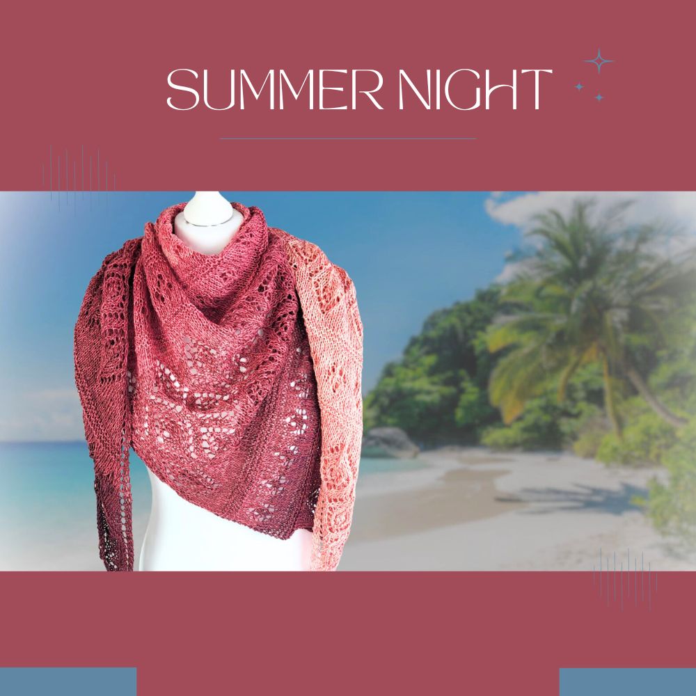 Istruzioni per il lavoro a maglia SUMMERNIGHT