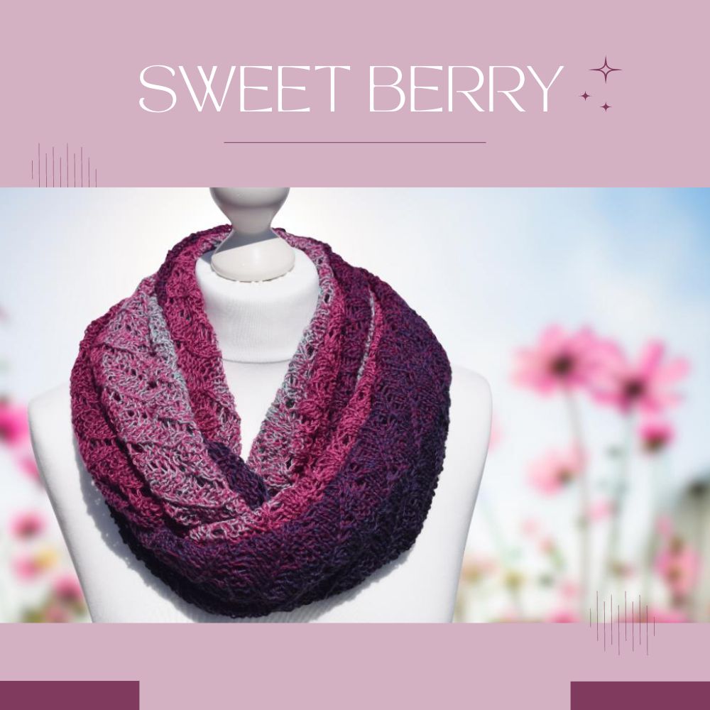 Instrucciones para hacer punto SWEET BERRY