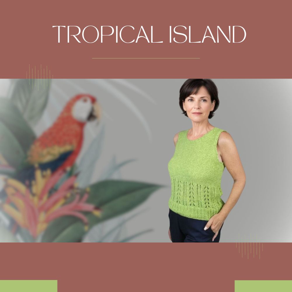 Instrucciones para hacer punto TROPICAL ISLAND