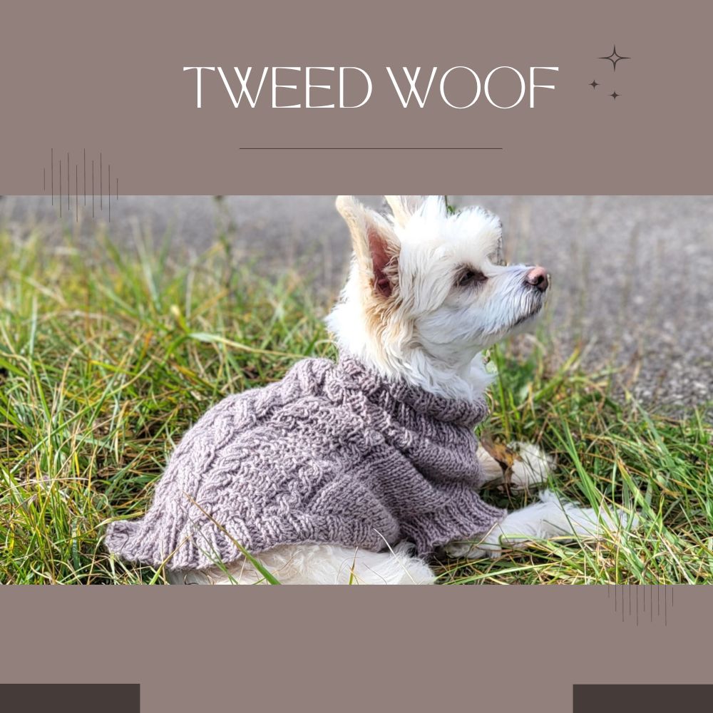 Instructions de tricotage TWEED WOOF