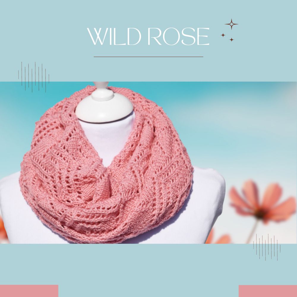 Knitting pattern WILD ROSE